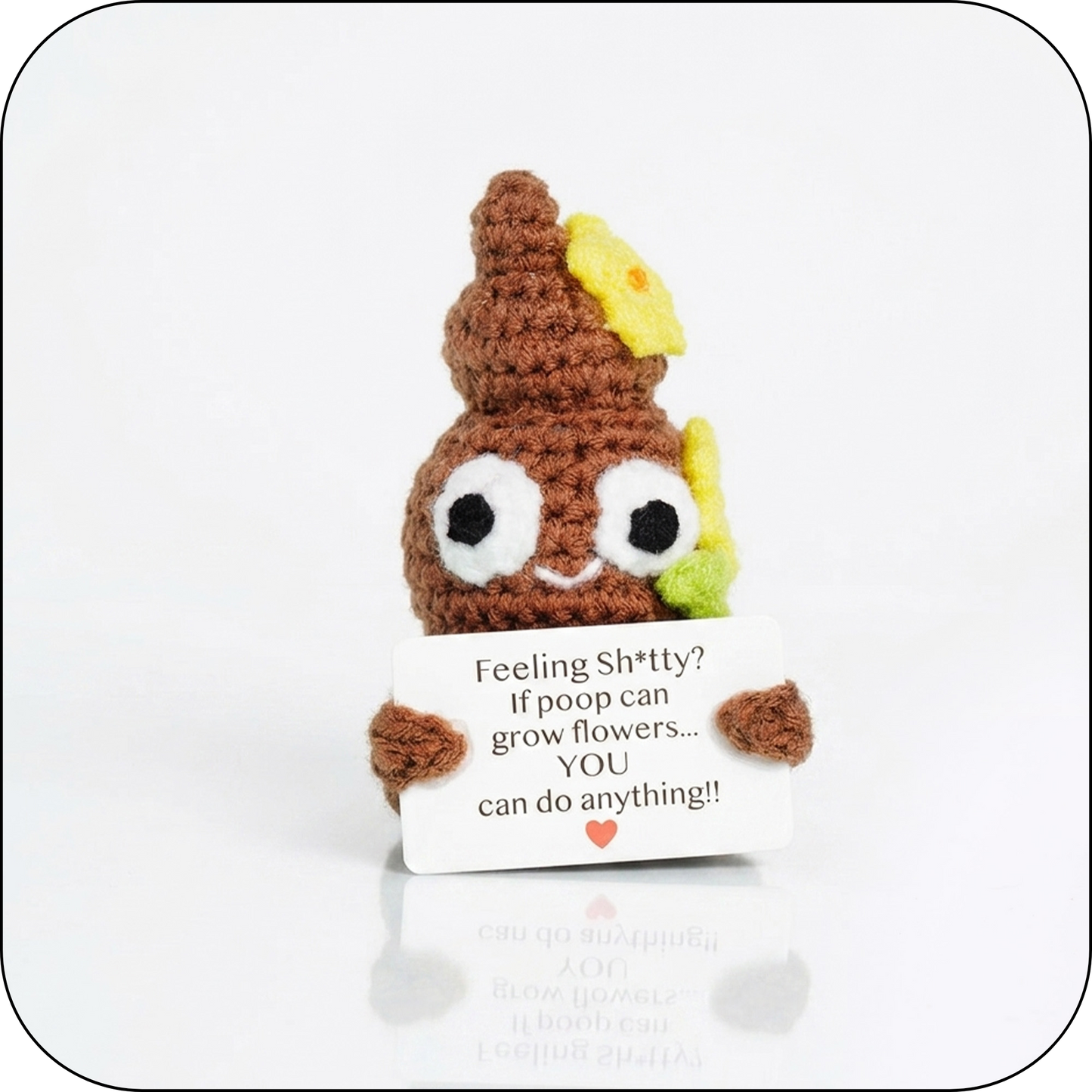 Small & Sassy Emotional Support Crochet Flower Ploppal