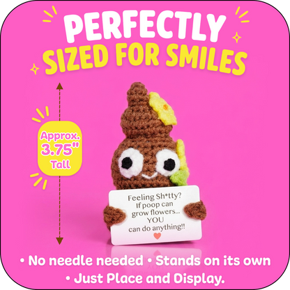 Small & Sassy Emotional Support Crochet Flower Ploppal