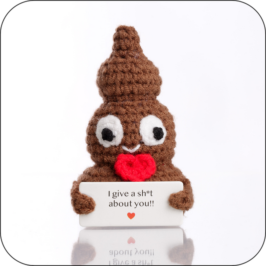 Small & Sassy Emotional Support Crochet Heart Ploppal