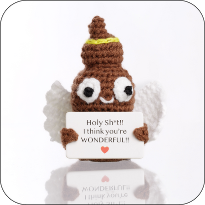 Small & Sassy Emotional Support Crochet Holy Ploppal