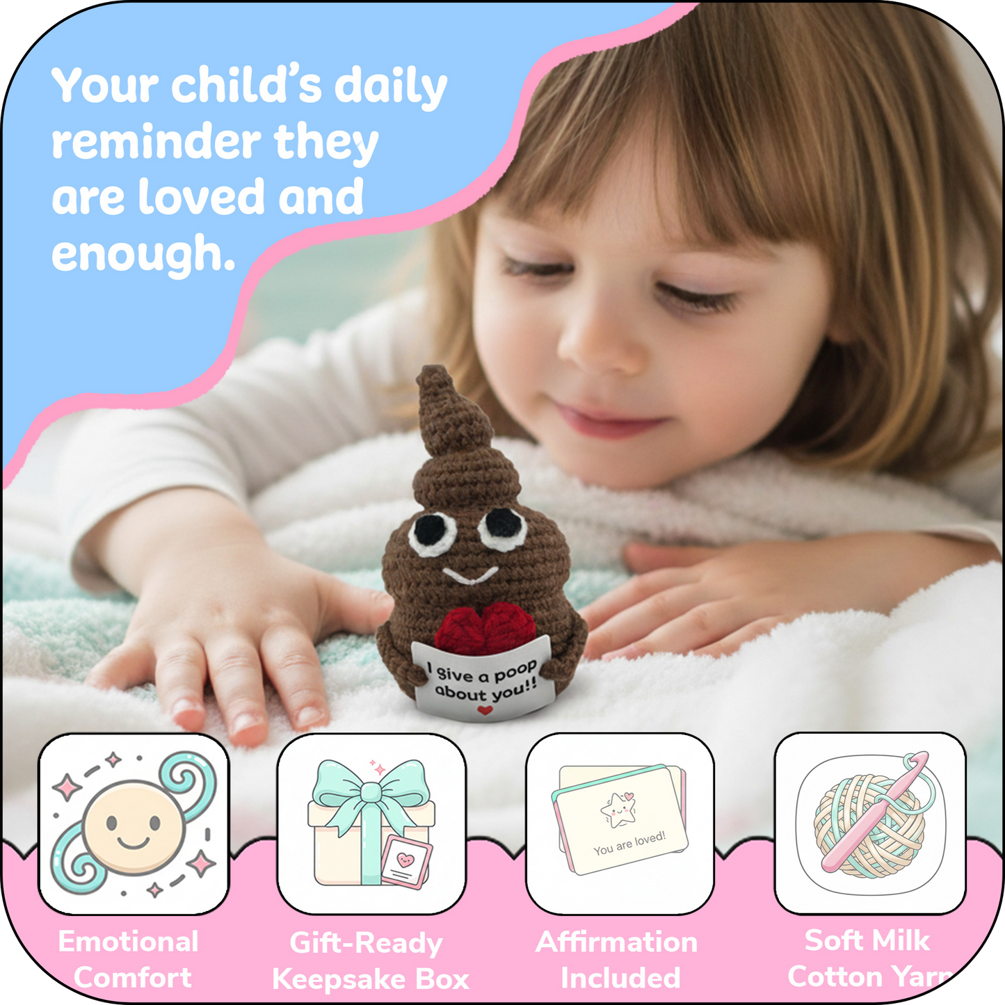Comfort Cozy Line Set of Three Heart Bundle (By 2 Get 1 Free)