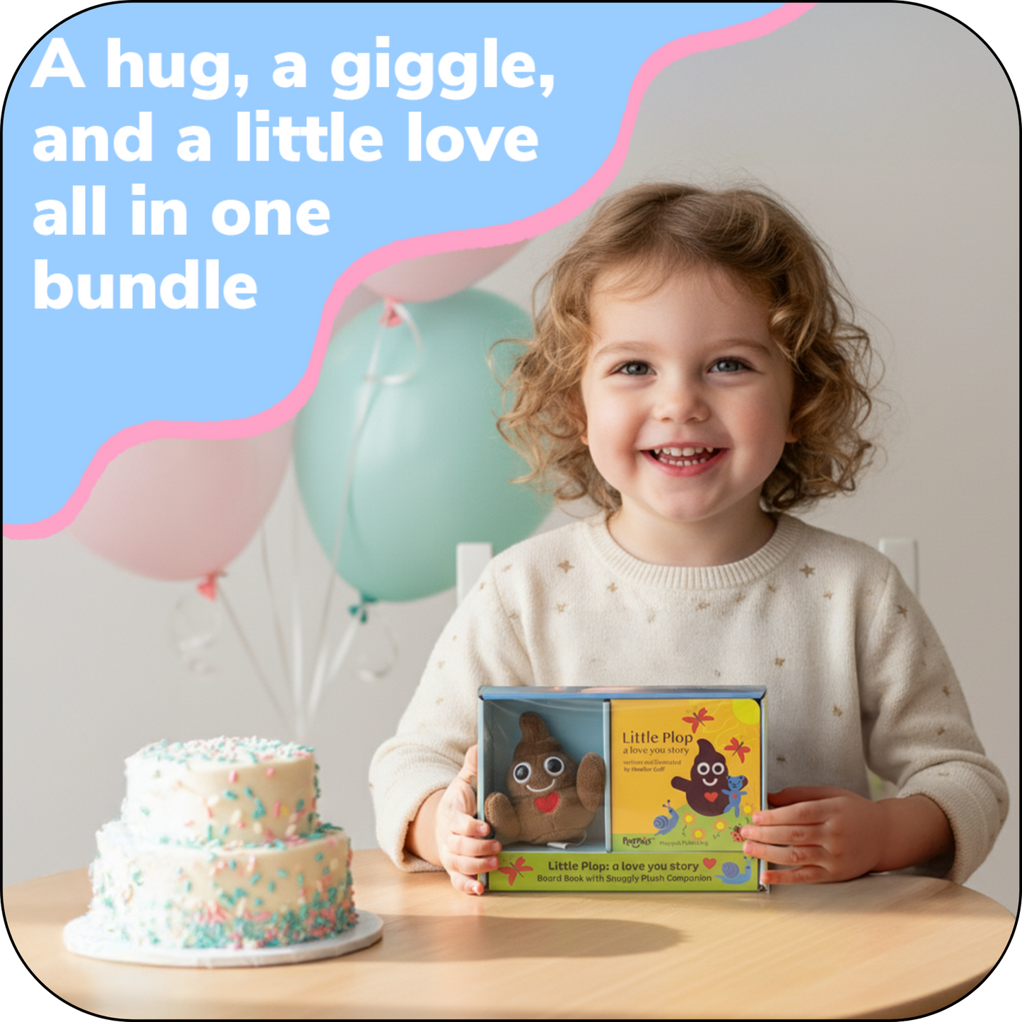 Gift for Kids | Little Plop Plush + Board Book Bundle – A Love You Story