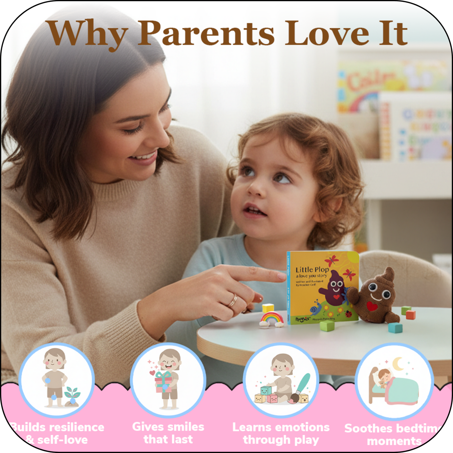 Gift for Kids | Little Plop Plush + Board Book Bundle – A Love You Story