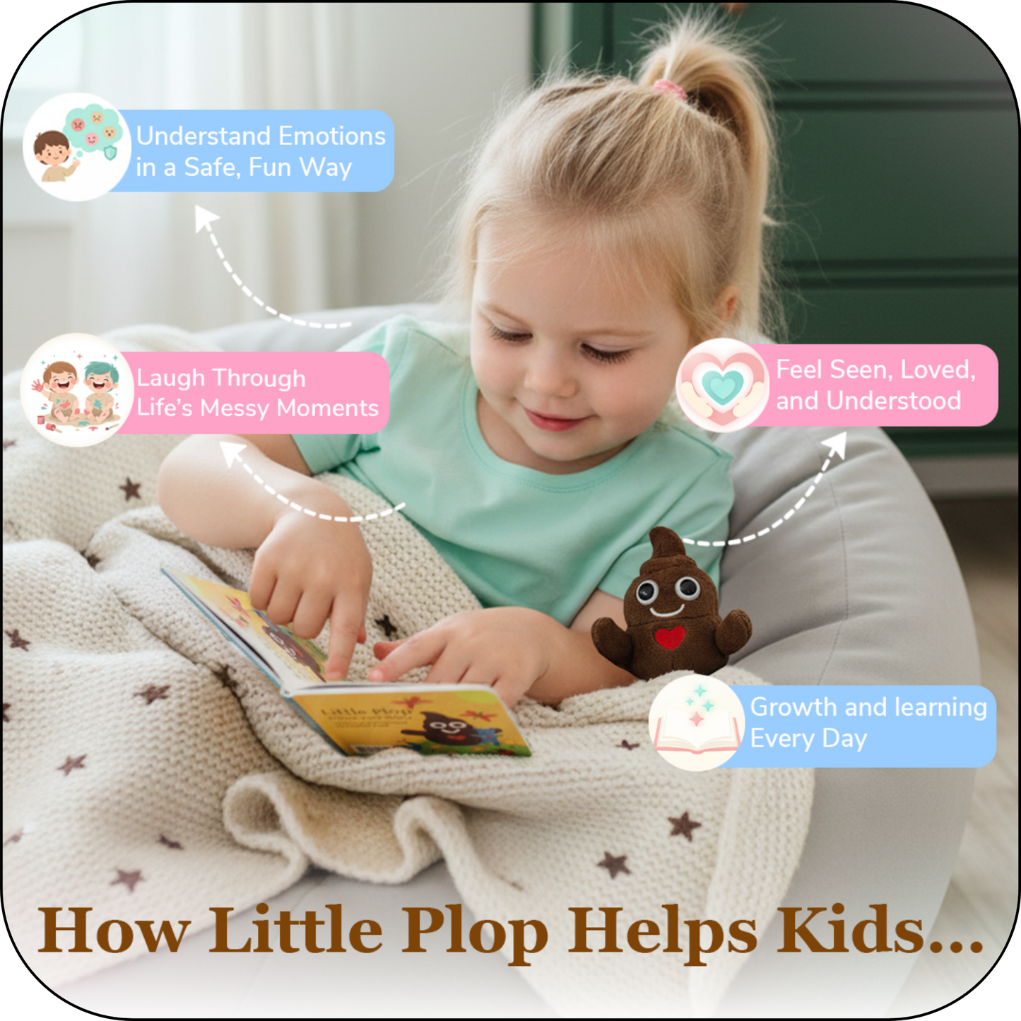 Gift for Kids | Little Plop Plush + Board Book Bundle – A Love You Story