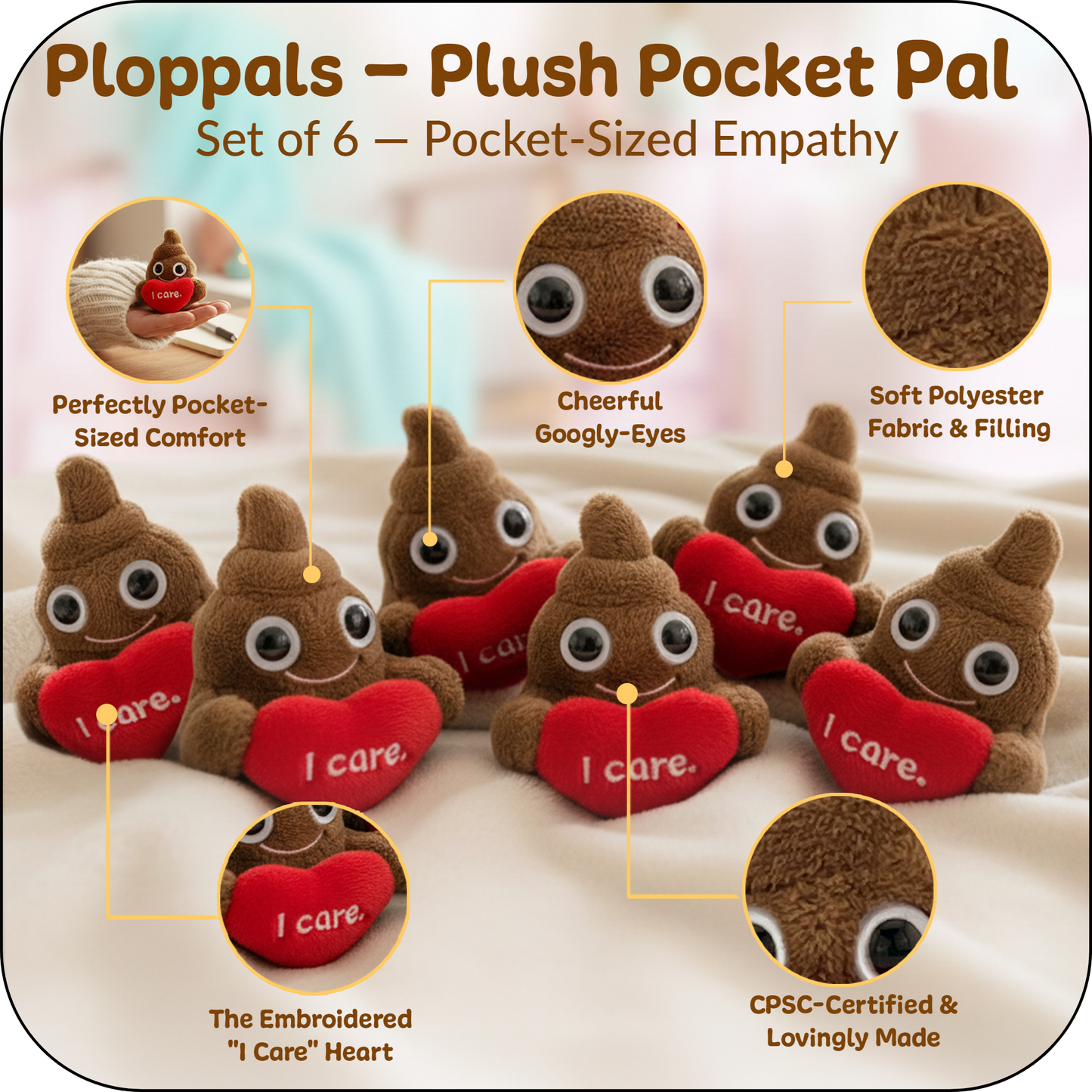 Pocket Ploppal - Set of 6